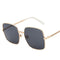 Fashion Square Shape Metal Frame Hot Sale Trendy Sunglasses