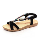 Hot Sale Summer Vacation Bohemian Style Beaded Flat Sandals Shoes