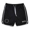 Men Polyester Patchwork Design Workout Shorts