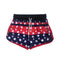 Men Polyester Star Print Sports Shorts