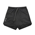 Men Solid Color Quick Drying Workout Shorts
