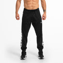 Men Cotton Patchwork Sports Pants