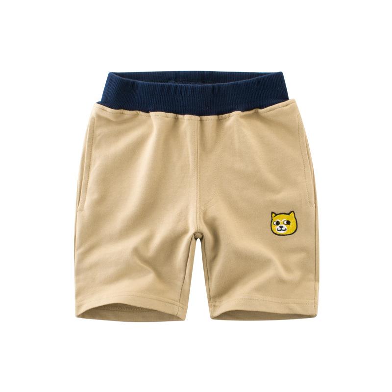 Boys Cotton Cute Dog Design Casual Shorts