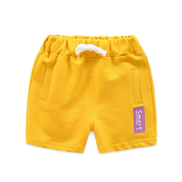 Boys Cotton Plain Design Shorts