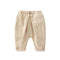 Boys Cotton Solid Color Soft Cropped Pants