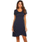 Maternity Solid Color Short Sleeves Nursing Dress