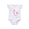Baby Cotton Cartoon Print Short Sleeves Bodysuit