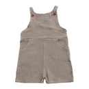 Baby Cotton Pure Color Button Romper