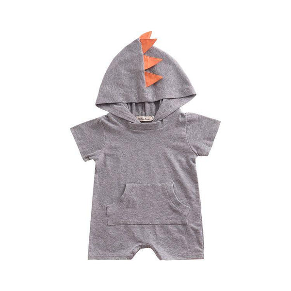 Baby Cotton Animal Pattern Short Sleeves Romper