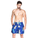 Men Pineapple Printed Quick Drying Loose Beach Shorts