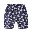 Boys Cotton Print Casual Shorts