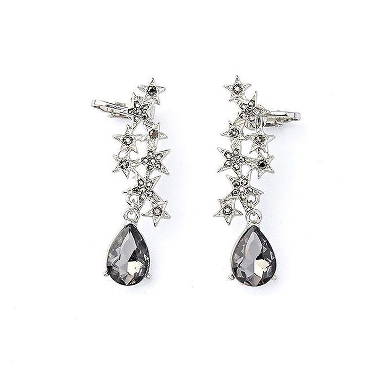 Irregular Star Shaped Women Vintage Drop Beads Earrings