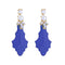 Hot Sale Women Irregular Pearl Alloy Bright Color Earrings