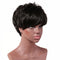 Women Natural Color Thick Short Hair Synthetic Wig