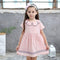 Girl Cute Flower Pattern Collar Cute Dress