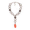 Women Irregular Geometric Pattern Acrylic Stone Pendant Exaggerated Necklace