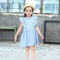 Girl Cotton Candy Color Ruffle Design Dress