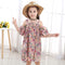 Fresh Style Girl Cotton Floral Print Spaghetti Strap Dress