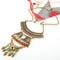 Exaggerated Women Multilayer Vintage Alloy Pendant Tassel Jewelry Set