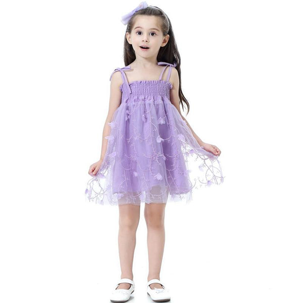 Girl Cotton Spaghetti Strap Tutu Dress
