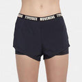 Women Loose Pattern Outdoor Letter Print Yoga Work-out Shorts