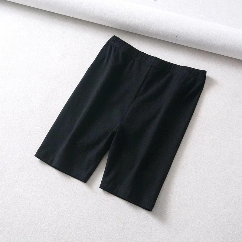 Women Fashion Elastic Quick-dry Tight Yoga Work-out Shorts Leggings
