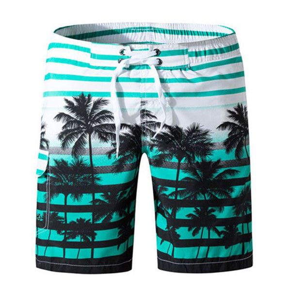 Men Coconut Print Quick Drying Sports Shorts