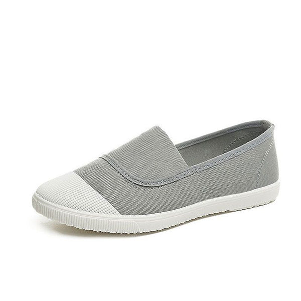 Casual Comfortable Round-toe Flat Canvas Shoes