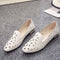 Flower Shape Hollow Design Fashion Casual Flat Shoes