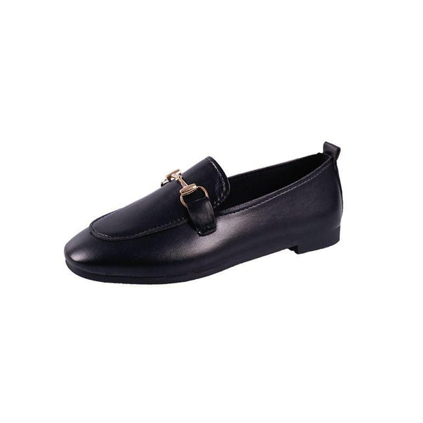 Women Classic Fashion Chain Design Flat Shoes