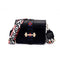 Campus Girl Unique Multicolor Woven Strap Pattern Mini Bag