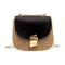 Casual Summer Unique Handmade Woven Metal Buckle Mini Bag