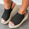 Braided Breathable Peep-toe Sandals Shoes