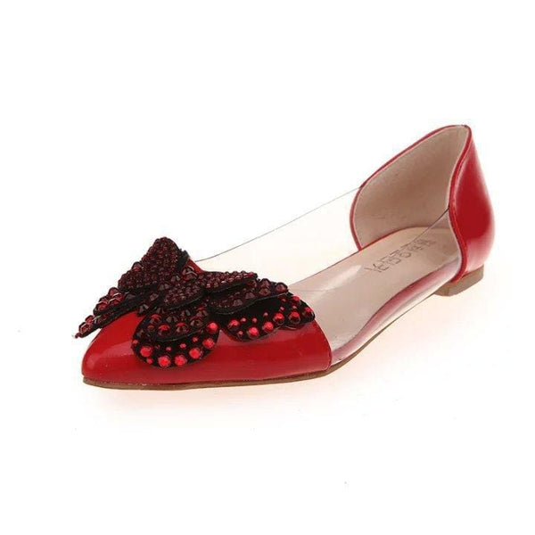 Women Casual Bowknot Design Block Heel Shoes