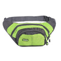 Casual Contrast Light Weight Nylon Outdoor Waist Pack