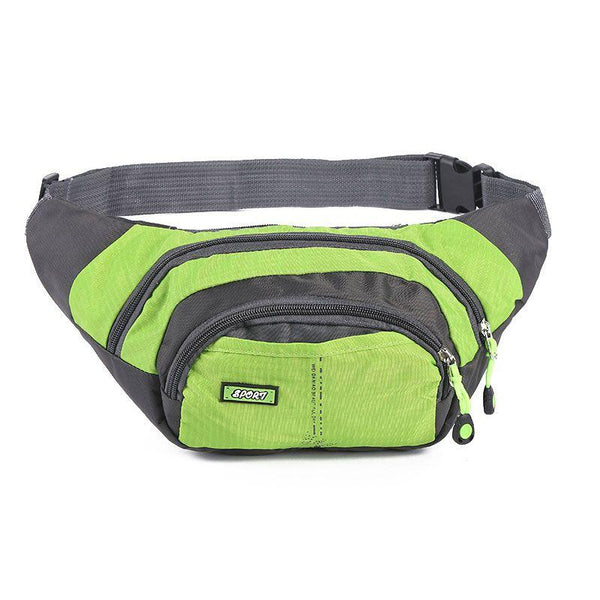 Casual Contrast Light Weight Nylon Outdoor Waist Pack