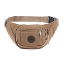 Casual Large Capacity Solid Color Durable Outdoor Wear Waist Pack
