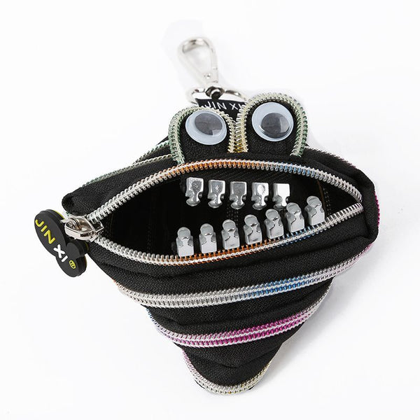 Creative Cartoon Monster Design Detachable Zipper Wallet