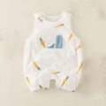 Baby Boy Love Heart Pocket Sleeveless Vest Romper