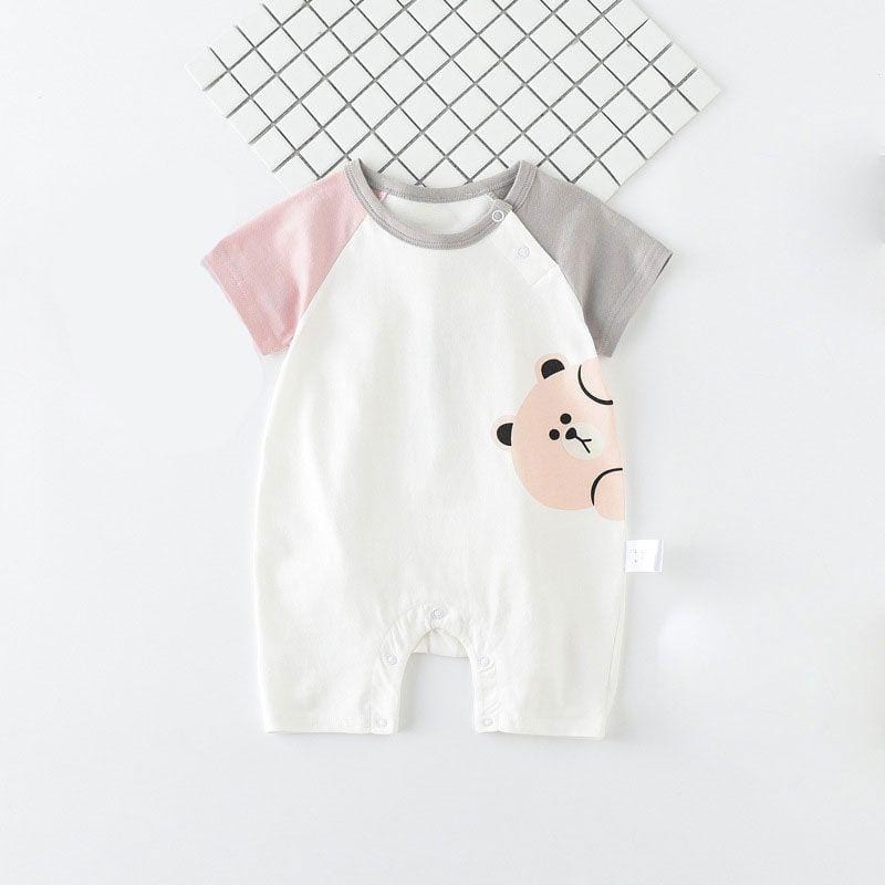 Newborn Cute Bear Print Romper