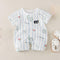 Baby Boy Cartoon Fruit Print Romper