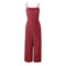 Classic Polka Dot Print Sleeveless Knotted Cut Out Jumpsuits