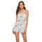 Cool Summer Casual Floral Print Tube Pattern Rompers