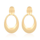 Hot Sale Women Simple Hollow Geometric Pattern Metal Earrings