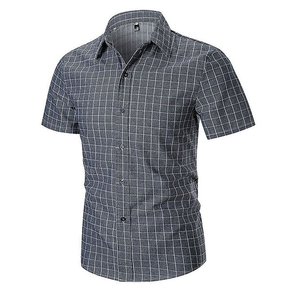 Men Checkered Print Shirt