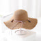 Casual Summer Sun-protective Wide Brim Straw Hat