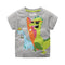 Boys Cute Dinosaur Print Cotton T-Shirt