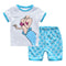 2 Pcs Girls Mermaid Print Tops And Scale Print Shorts Sleepwear Suit