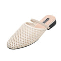 Braided Fashion Hollow Design Slippers Shoes