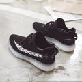 Hot Sale Lace-up Hollow Out Breathable Running Sneakers Shoes